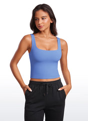 Butterluxe Double Lined Square Neck Tank