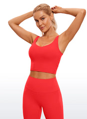 Butterluxe V Neck Built in Bra Tank