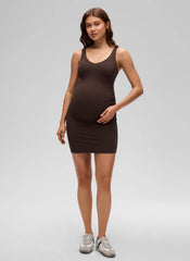 Butterluxe Maternity V Neck Tennis Dress