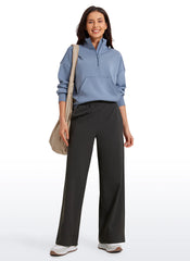 Stretch Wide Leg Casual Pant 30"