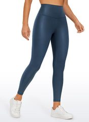 Matte Faux Leather Legging 25''