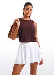 Pima Cotton Crop Deep Armhole Tank
