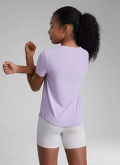 Girls Cloudweight Athletic Short Sleeve