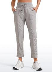 Striped Cinched Leg Pocket Pant 27''