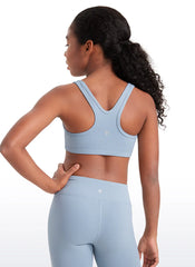 Butterluxe Girls Scoop Neck Racerback Sports Bra