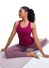 Butterluxe Waist Length Built in Bra Tank