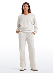 Strech Straight Leg High Rise Pant 30''