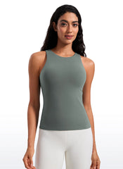 Butterluxe Built in Bra Scoop Neck Tank