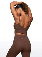 Brushed Nakedfeel Longline Adjustable Bra