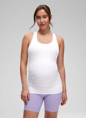 Butterluxe Maternity Built in Bra Ruched Tank