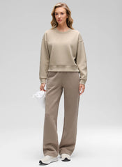 SoftAura Pullover Crewneck Sweatshirt