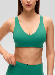 Butterluxe V Neck U Back Sports Bra