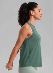 Quick Dry Racerback Hip Length Tank