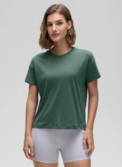 Pima Cotton Loose Fit Short Sleeve