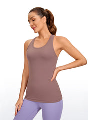 Butterluxe Racerback Hip Length Tank