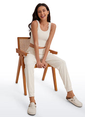 Ribbed Pocket Sweat Pant 28"