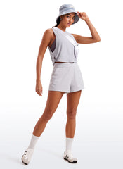 Pima Cotton Crop Deep Armhole Tank