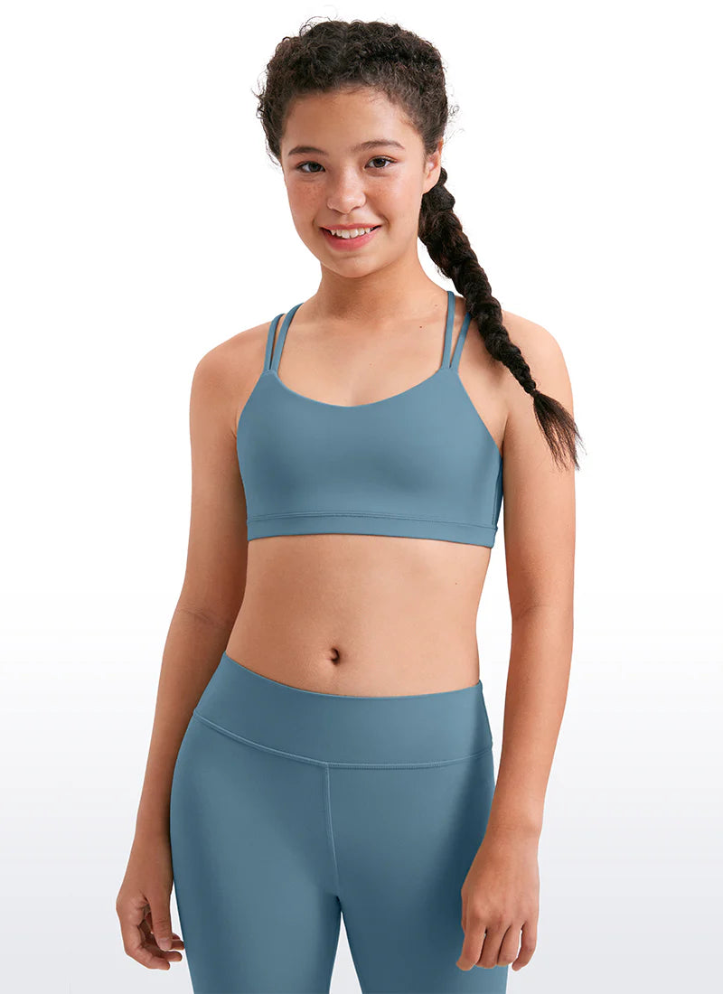 Butterluxe Girls Softness Mold Bras Criss Cross