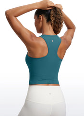 Seamless Ribbed Racerback Crop Tank