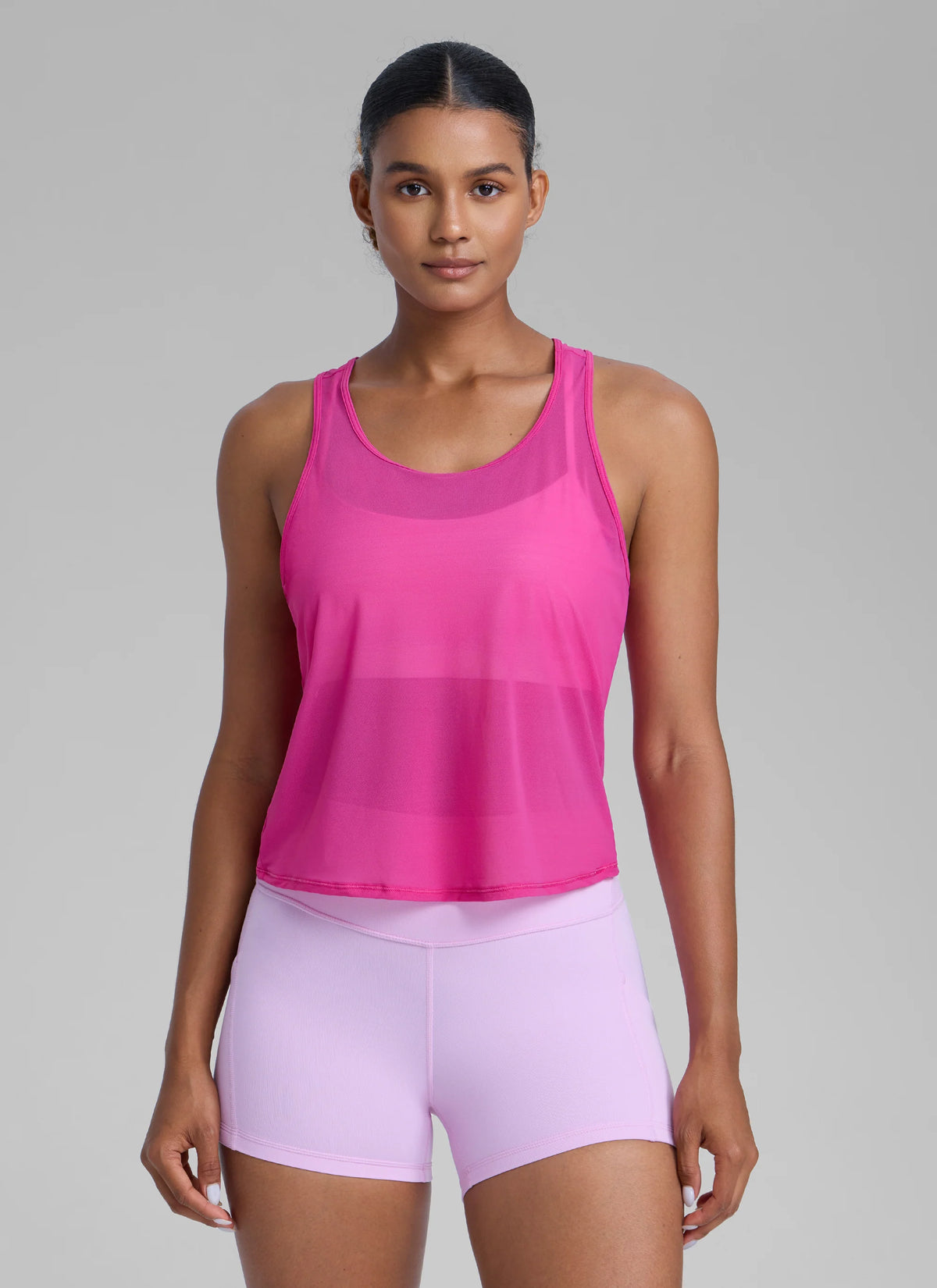Mesh Relaxed Fit Workout Breathable Tank