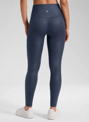 Matte Faux Leather Legging 28''