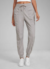 Striped Ruched Pocket Jogger 28''