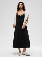 V Neck Flowy Tank Maxi Dress
