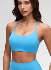 Butterluxe Twist Cross Back Sports Bra