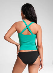 Sunshine Square Neck Tankini Top