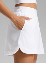Feathery-Fit Soft High Rise A Line Split Skirt 15"