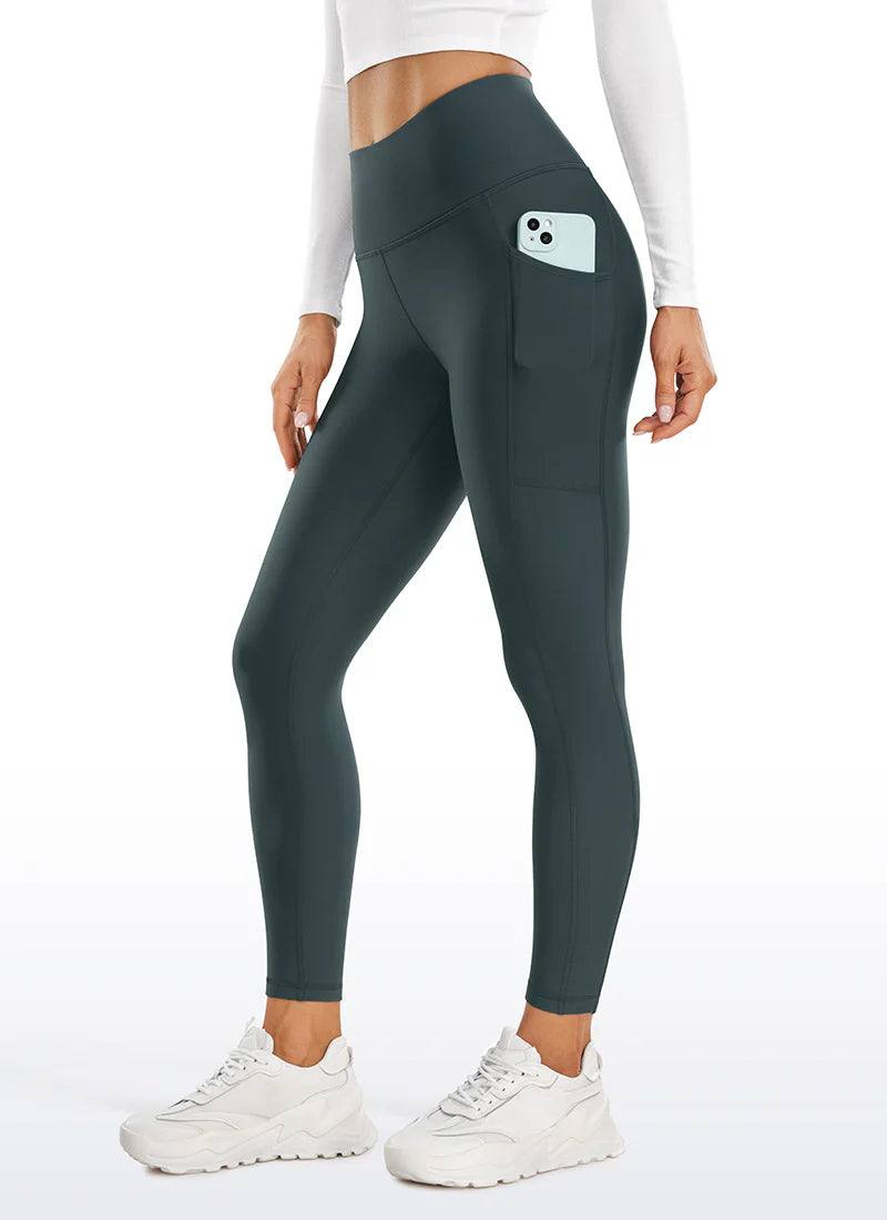 Thermal Fleece Lined Pocket Legging 25''