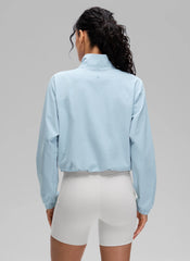Half Zip Lightweight Pocket Long Sleeve