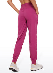 Striped Ruched Pocket Jogger 28''