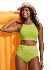 Sunshine High Neck Bikini Top