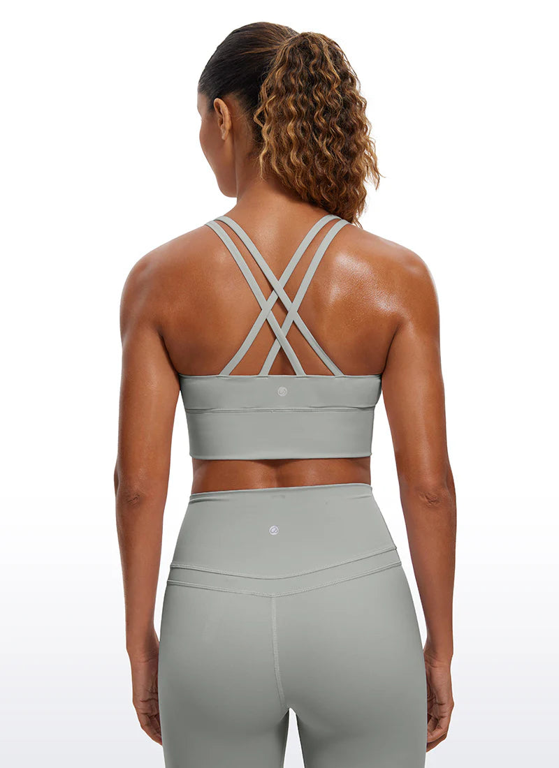 Nakedfeel Longline Criss Cross Back Bra