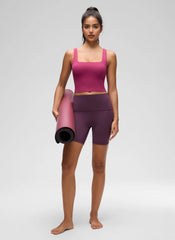 Butterluxe Square Neck Built in Bra Tank