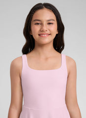 Girls Cloudweight Double Lined Pocket Midi Dress