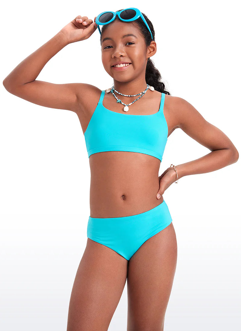 Girls Swimsuit 2 Piece Bikini Set