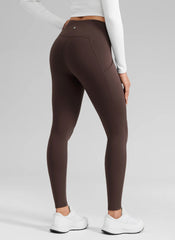 Water Resistant Fleece Lined Pocket Legging 28"