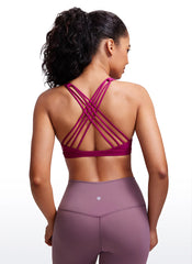 Nakedfeel Low Cut Strappy Bra (8 Straps)
