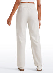 Strech Straight Leg High Rise Pant 30''