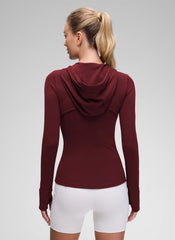 Butterluxe Zip Pocket ThumbHole Hoodie