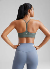 Butterluxe Y Back Spaghetti Thin Strap Bra