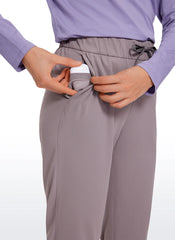 Stretch Drawstring 7/8 Pocket Pant 27''