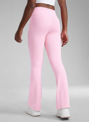 Butterluxe Girls Crossover Flare Leggings