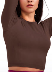 Seamless Double Lined Ribbed Long sleeve