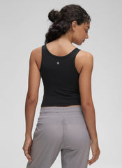 Butterluxe Double Lined Scoop Neck Tank