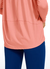 Pima Cotton Boat Neck Long Sleeve