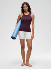 Butterluxe Waist Length  Racerback Tank