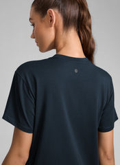 Poly Cotton-Blend Short Sleeves